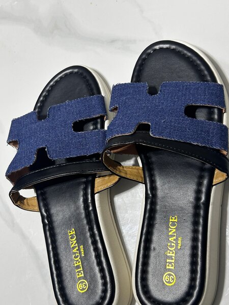 Sandales ÉLÉGANCE en denim