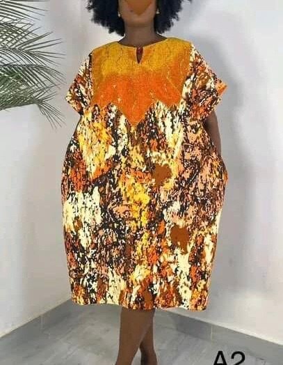 Robe Kaftan Colorée Élégante