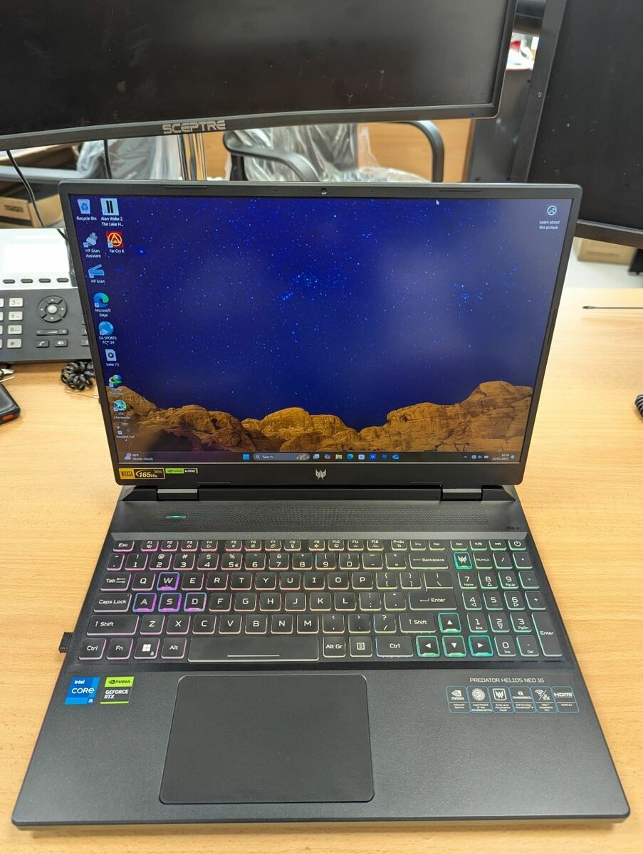 Acer predator Helios neo 16 Gaming laptop