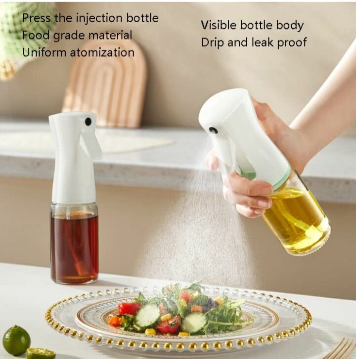 Spray bouteille en verre transparent