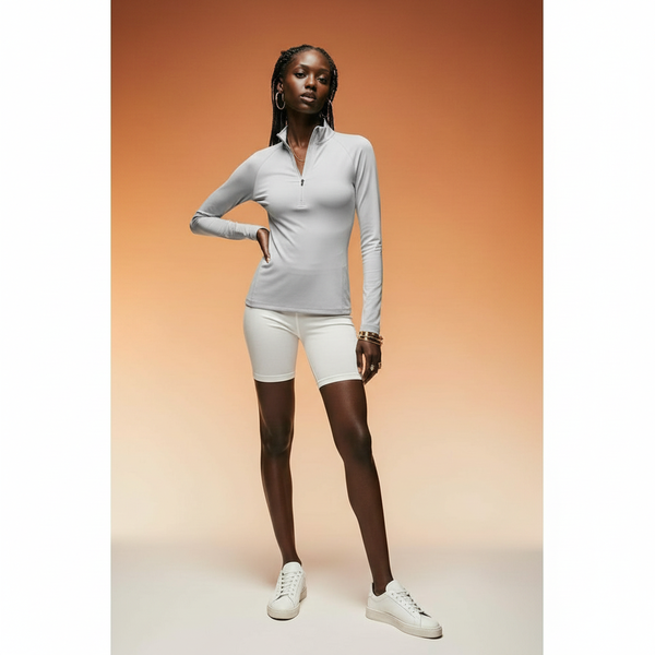 Pulls Femme à Col Zippé