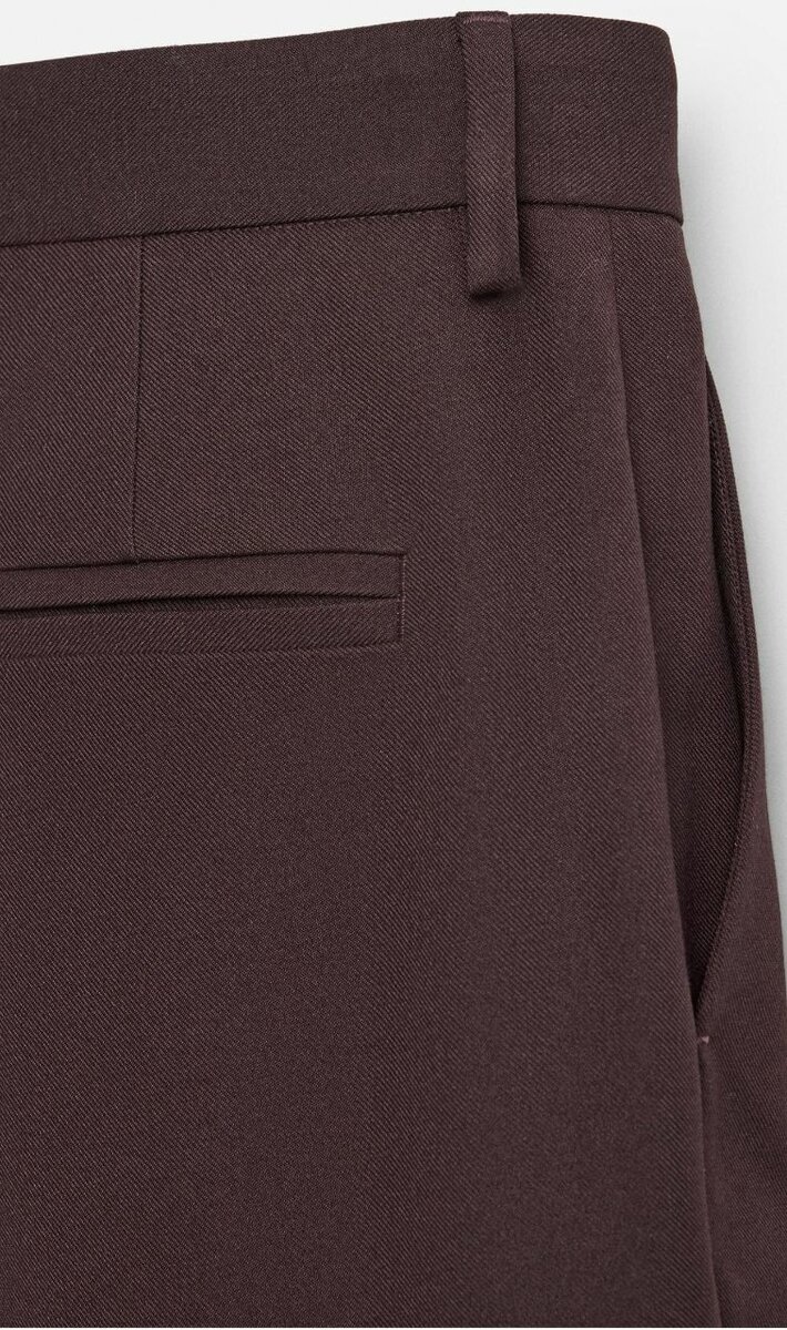 Pantalon classique marron