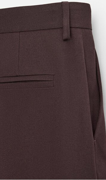 Pantalon classique marron