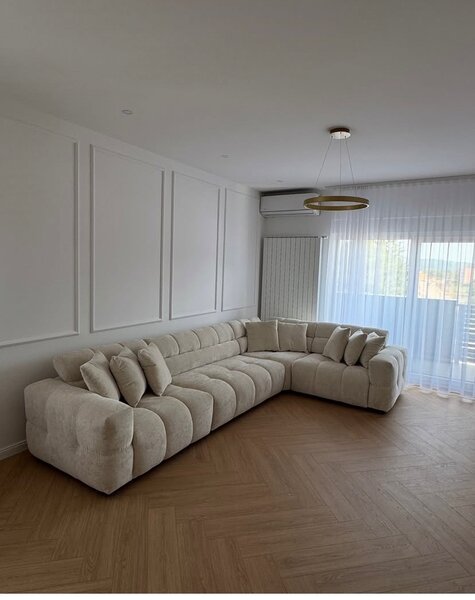 Canapé d'angle élégant