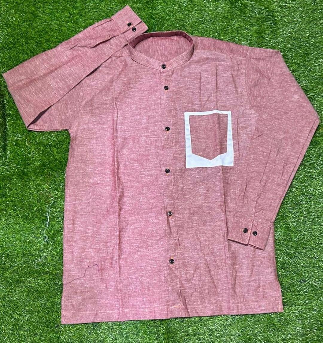 Chemises colorées en coton