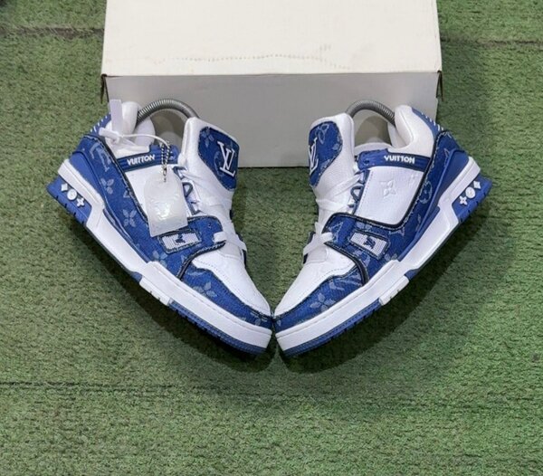Basket tendance homme en cuir