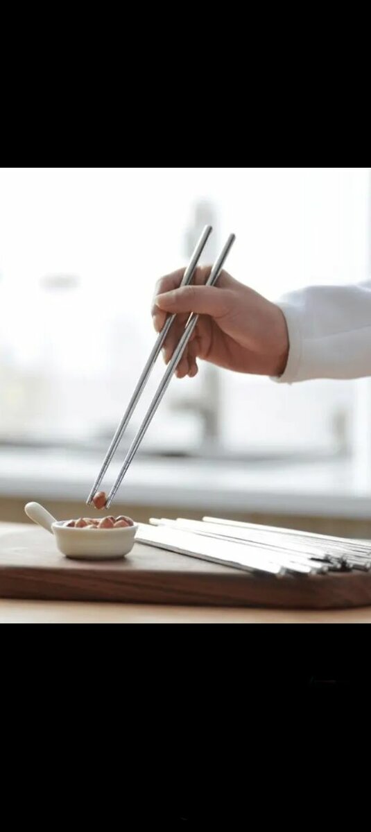 Stainless Steel Chopsticks 1 pair