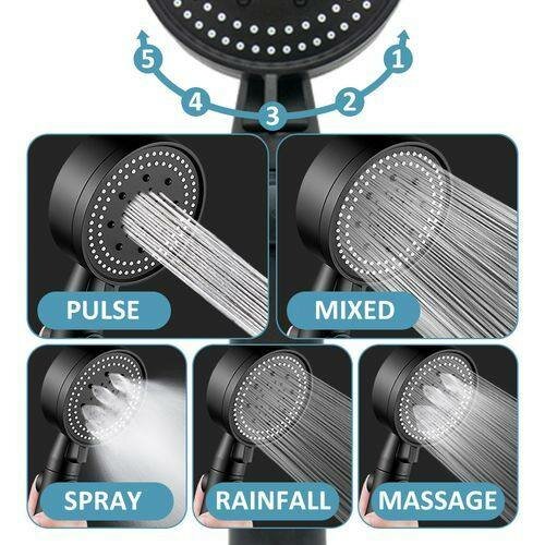 5-Mode Adjustable Shower Head