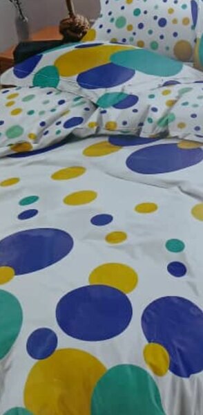 Parure de lit motifs colorés