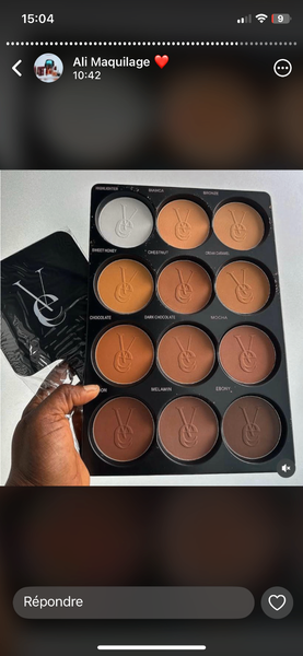 Palette de contouring professionnelle