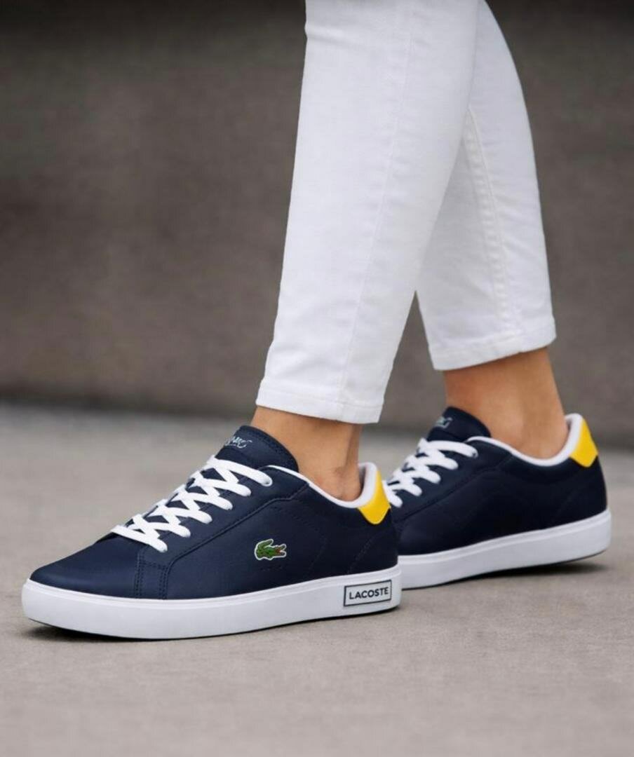 Baskets Lacoste Bleu Marine