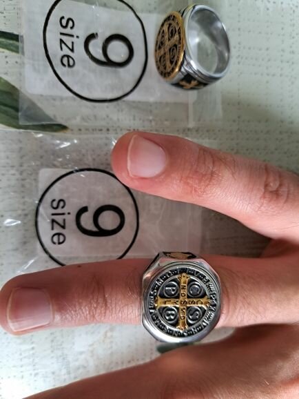 Bague Acier Inoxydable Exorcisme