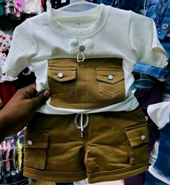 Ensemble enfant style safari