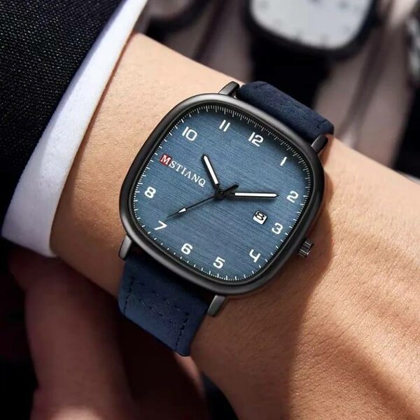 Montre élégante MSTIANQ en cuir