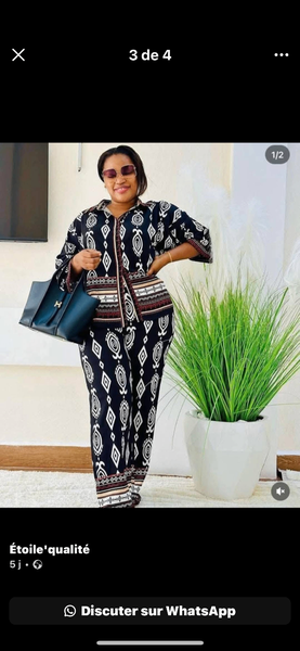 Ensemble dame, 4 couleurs