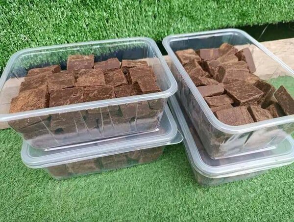 Délicieux carrés de chocolat