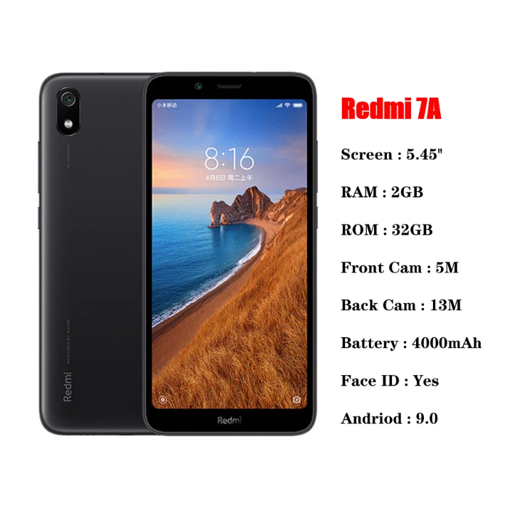 Redmi 7A - Smartphone débloqué 5.45'' 2Go/32Go