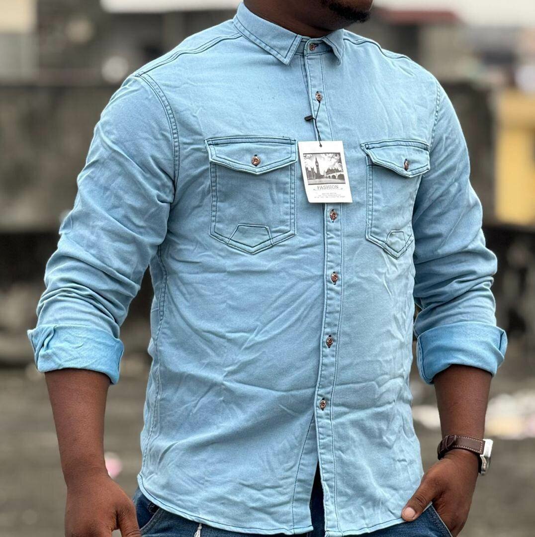 Chemise jeans