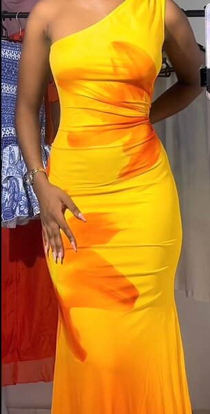 Robe Asymétrique Été Colorée