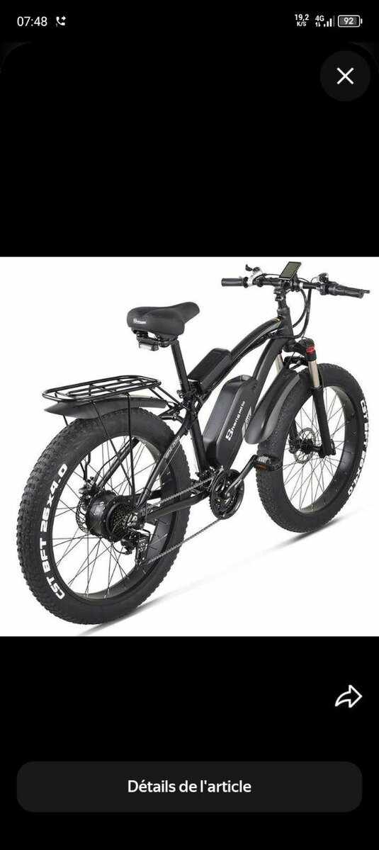 Vélo électrique tout-terrain