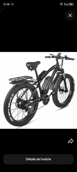 Vélo électrique tout-terrain