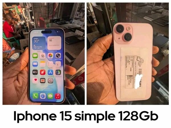 iPhone 15 Simple 128Go Rose