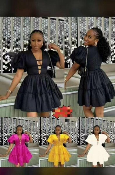 Robe Courte Évasée Élégante