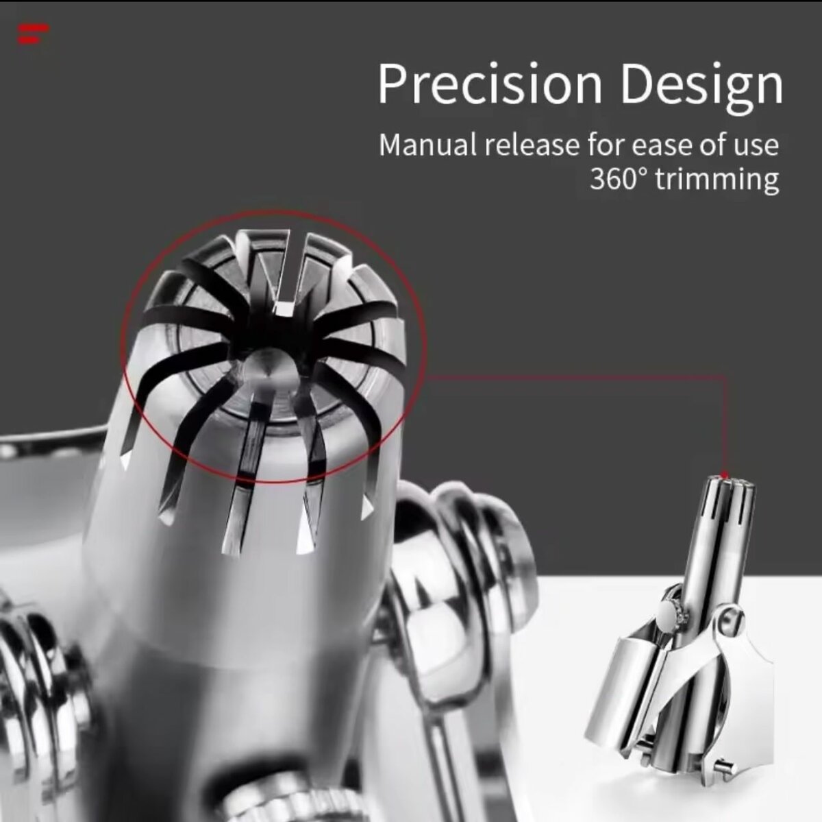 Tondeuse à cheveux d'oreille portable, rasoir électrique