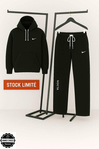 Ensemble Jogging Noir Unisexe