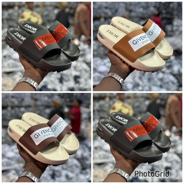 Mules de mode en cuir pour hommes