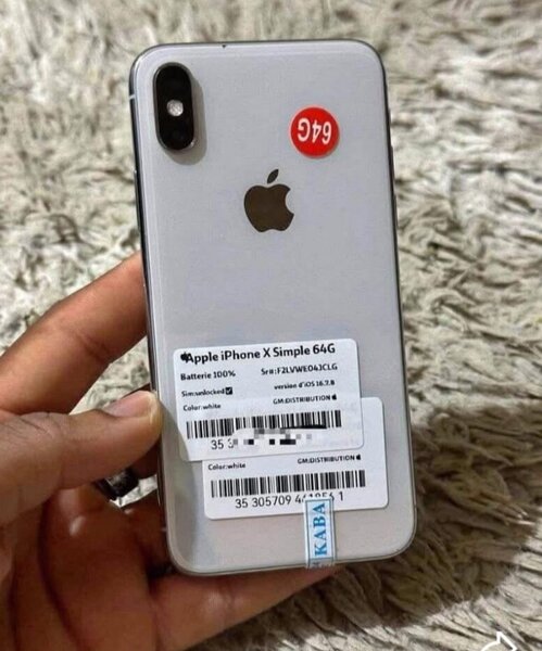 iPhone X 64GB Argent