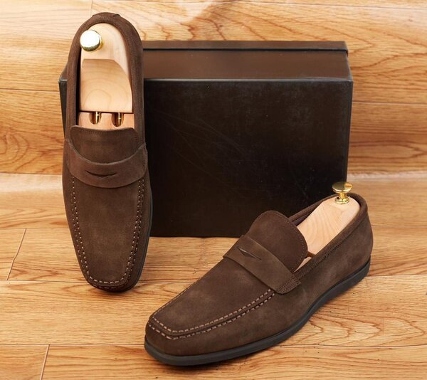 Mocassins en daim pour hommes