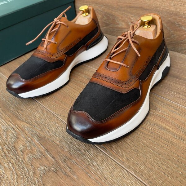 Chaussures en cuir homme