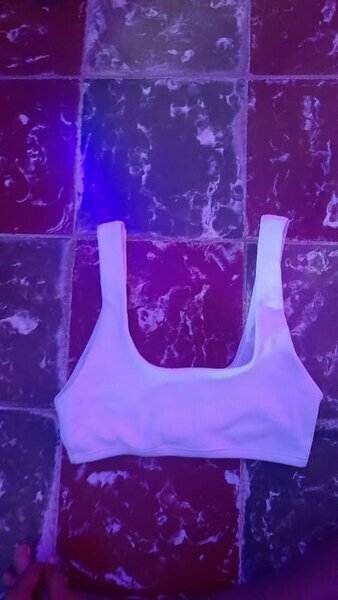 Top blanc XS pour femme