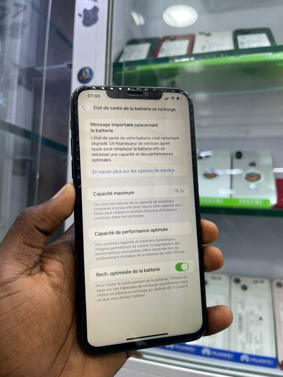 Iphone 11pro max sans face ID