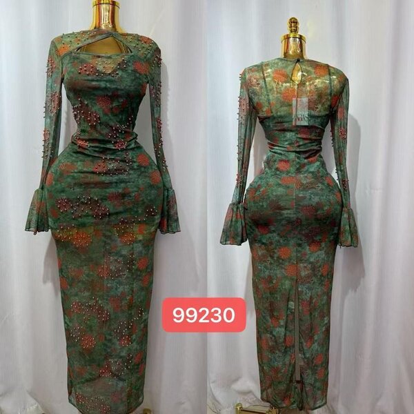 Robe sirène élégante soirée