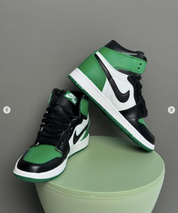 Кроссовки Jordan 1 Retro High OG Lucky Green💚