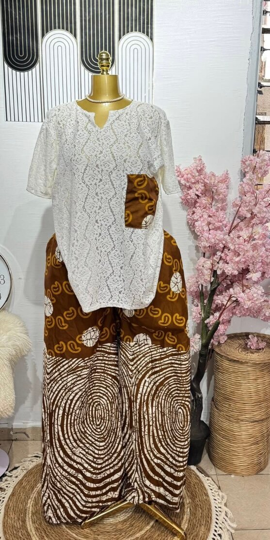 Ensemble Chemisier et Pantalon Éthnique