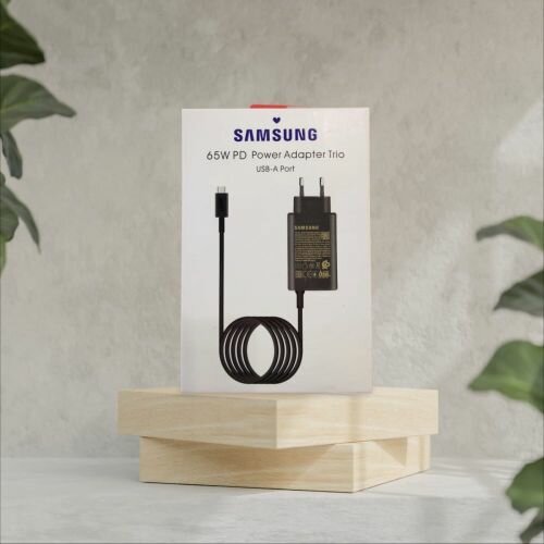 Chargeur Samsung 65W PD Trio USB-A