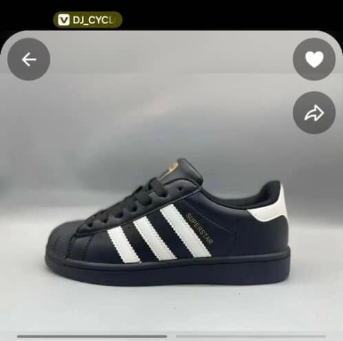 Sneakers mode unisexe noires