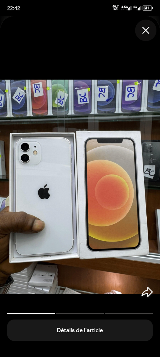 iPhone 12 Blanc Neuf
