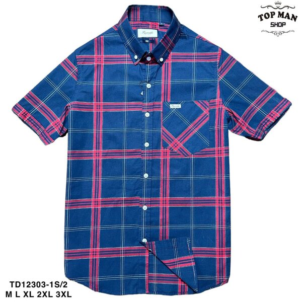 Chemises manches courtes avec rayures