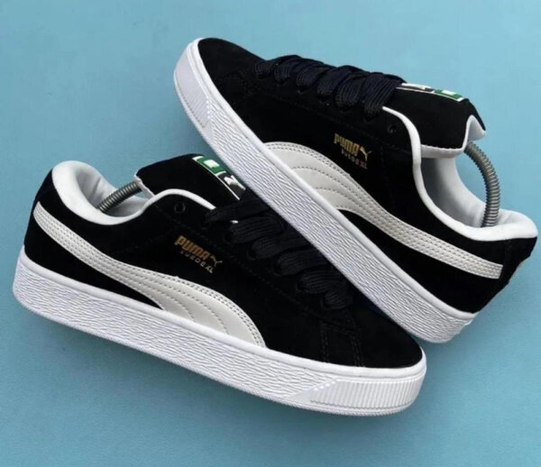 Baskets noires Puma en daim
