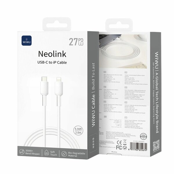 WIWU Neolink Câble USB-C vers Lightning 2M