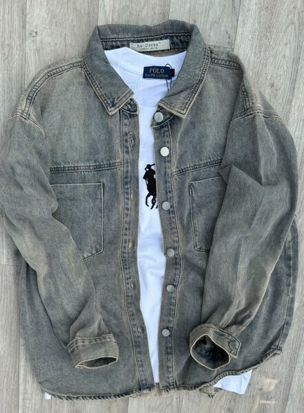 Veste en jean décontractée