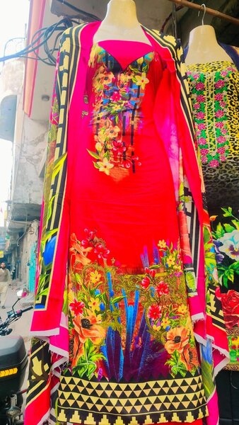 Viscos 3 pise digtal print surt