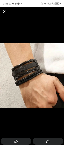 Bracelet en cuir tendance