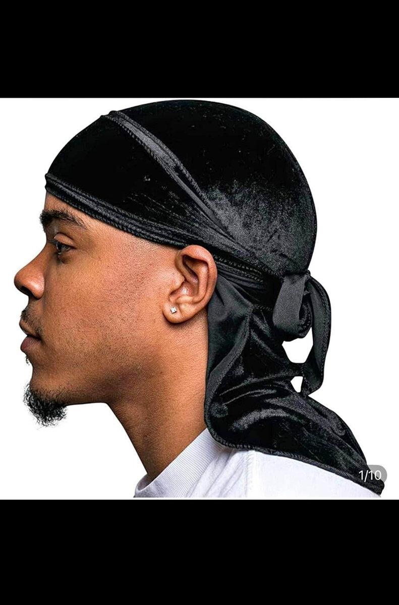 Durag en soie pour homme
