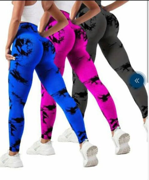 Legging Sculptant Imprimé Tie-Dye