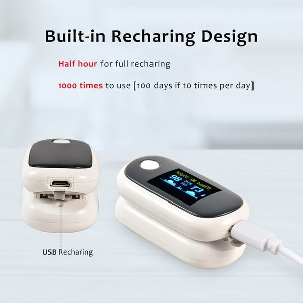 Rechargeable Pulse Oximeter